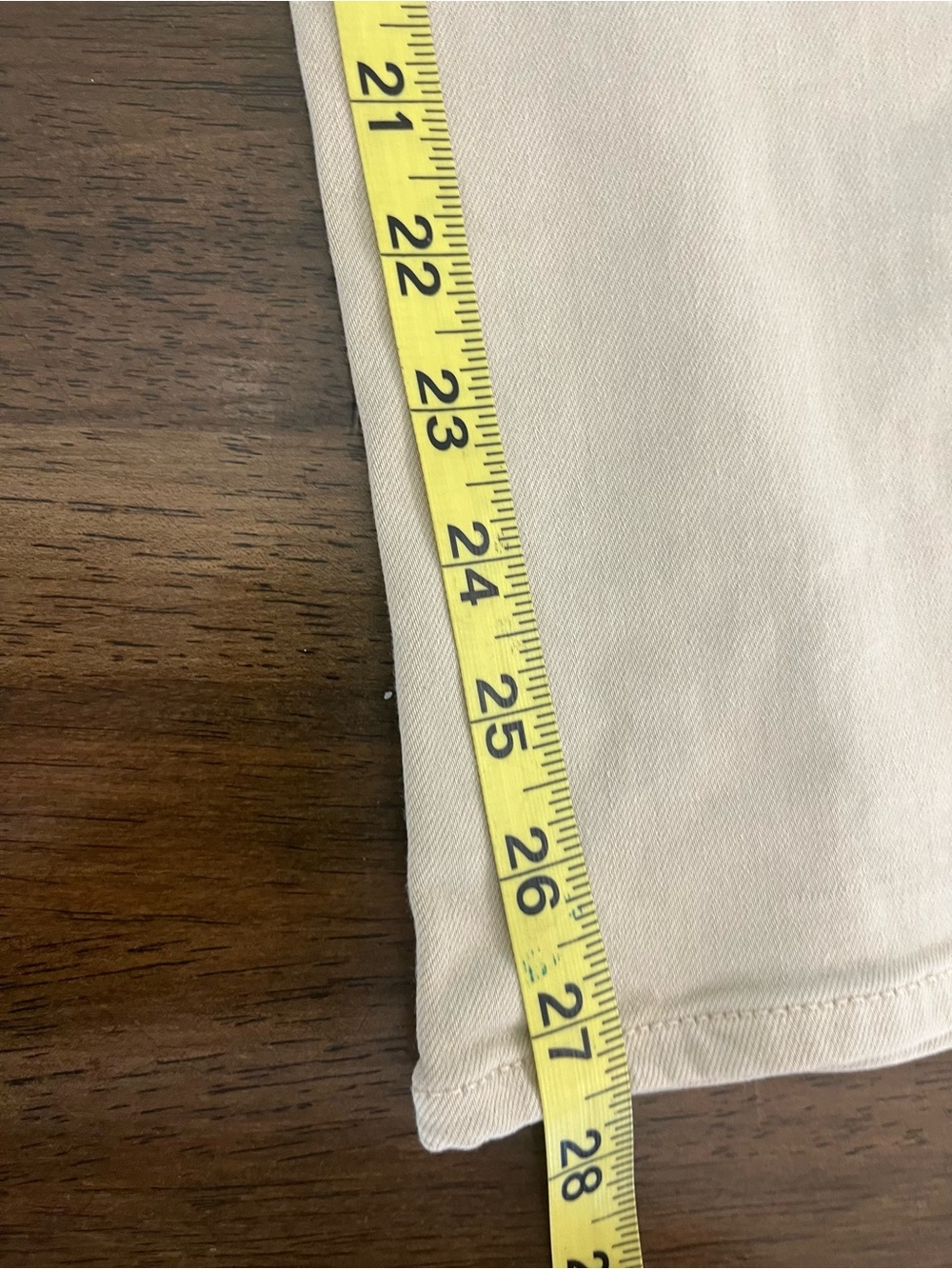 PAIGE Jolie Straight Leg Jogger Vintage Warm Sand Cotton Blend Womens Sz 24 - Picture 12 of 12